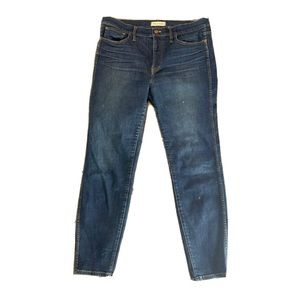 Madewell high riser skinny jeans